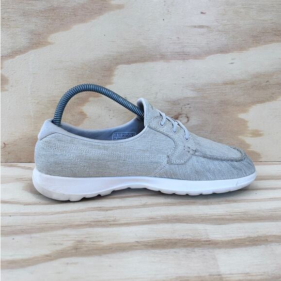 Skechers - Go Walk Lite - Boat Shoes - Gray - Women's - 8.5 - SN 15433 - Picture 5 of 9